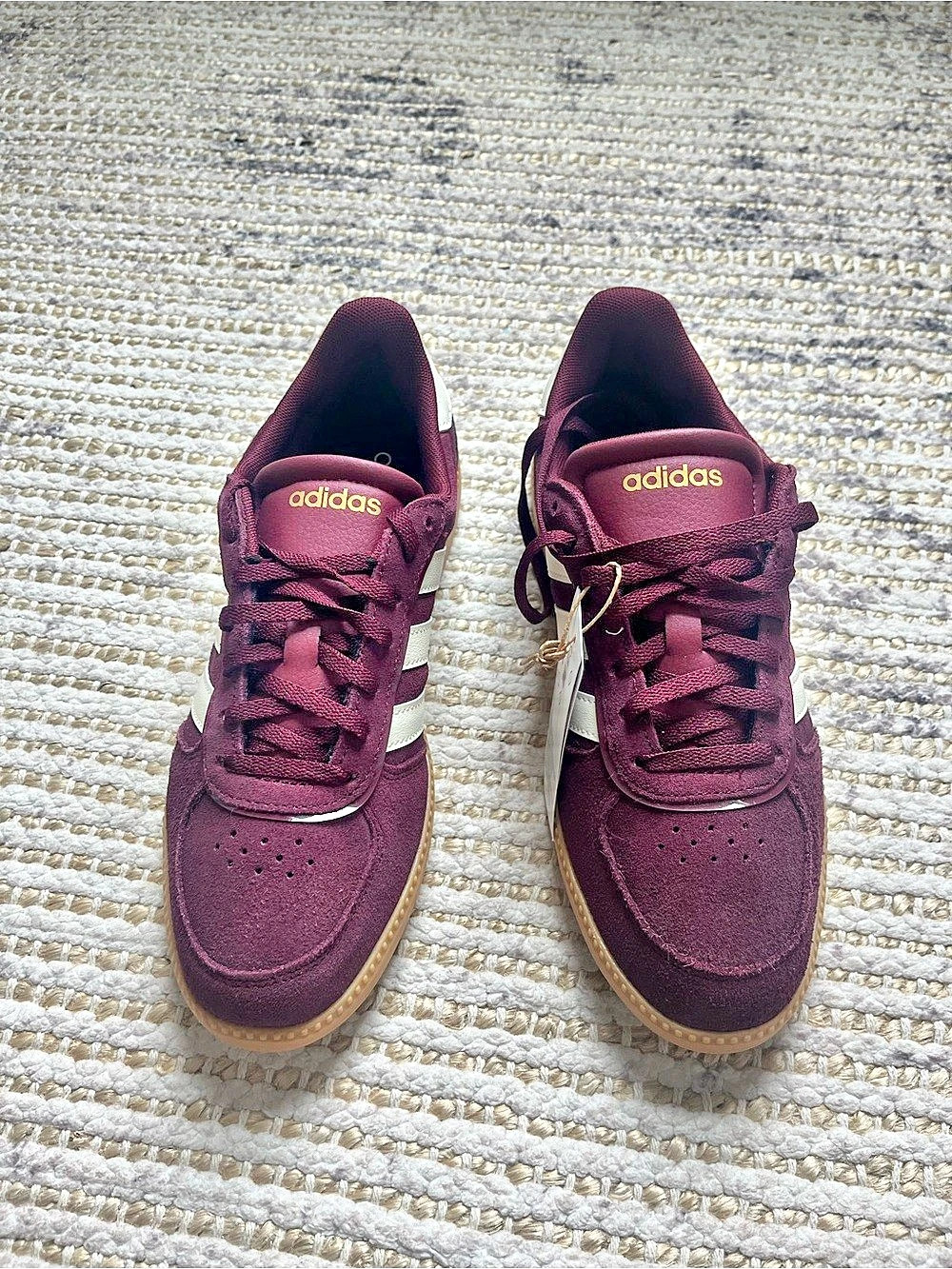adidas Campus 00s Sneakers Burgundy & White US 7.5 NWT